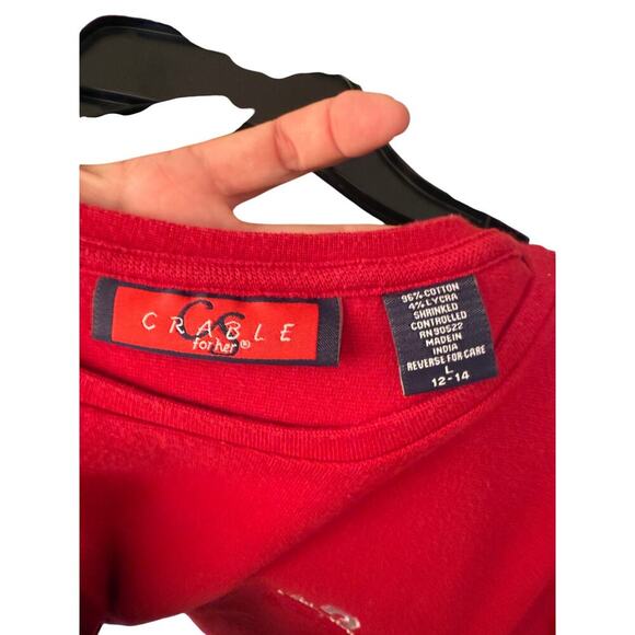 Vintage Ohio State Crable for her Sweater Women's Size L Longsleeve - Picture 2 of 4